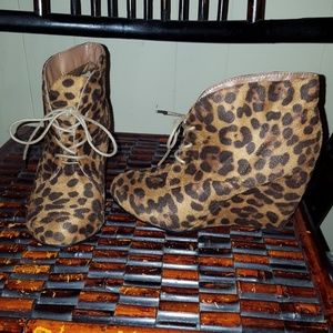 Leopard Wedges